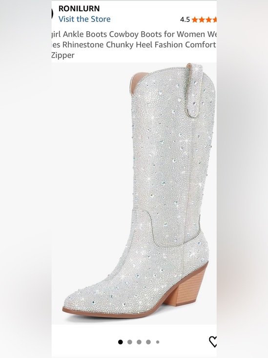Shoes - Amazon rhinestone boots
